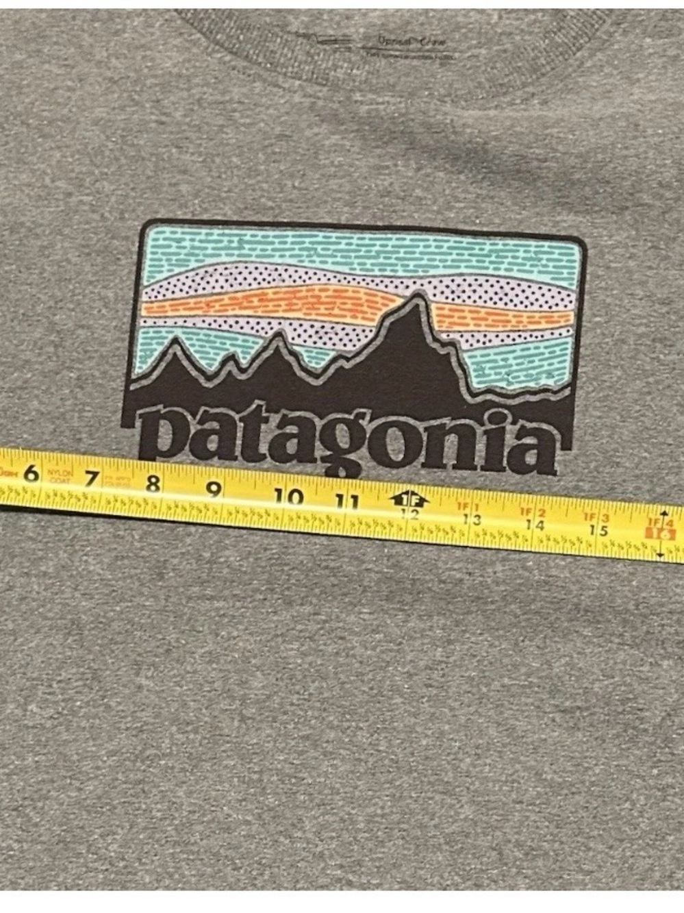 Patagonia Women’s Large Uprisal Crew Neck Sweatshirt Logo Gray L - Picture 4 of 4